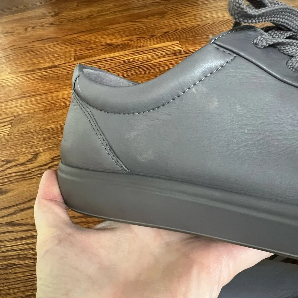 ECCO Soft Monochromatic 2.0 Sneaker Leather Gravity Purple Shoes Casual 40 - Picture 13 of 14
